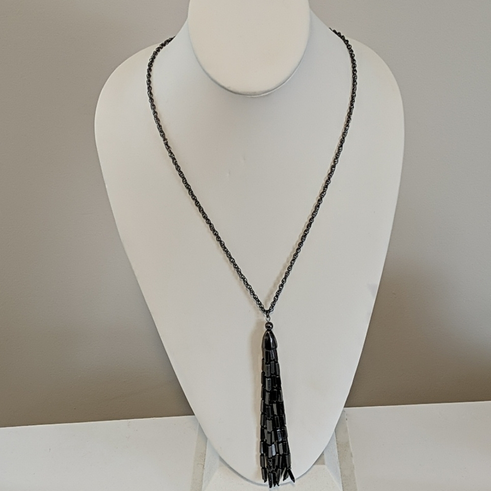 Black Metal Colored Necklace